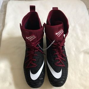 Nike Force Savage Cleats Football Black Elite TD